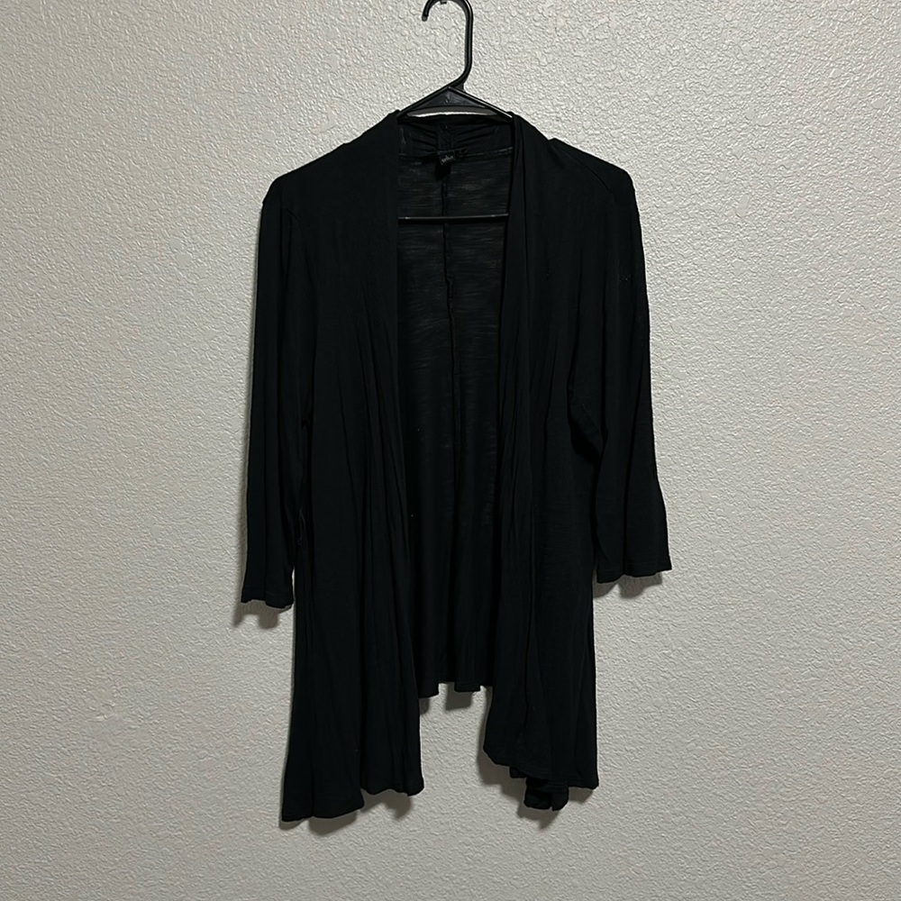 Black cardigan